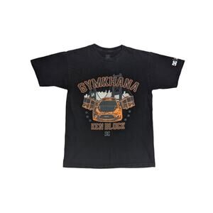 DC Shoes KB Trolly Tee Shirt Gymkhana Ken Block Racing Drift Mens Medium Black